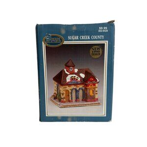 Dickens Collectables Sugar Creek County Station 1995 302-9428 Christmas Village